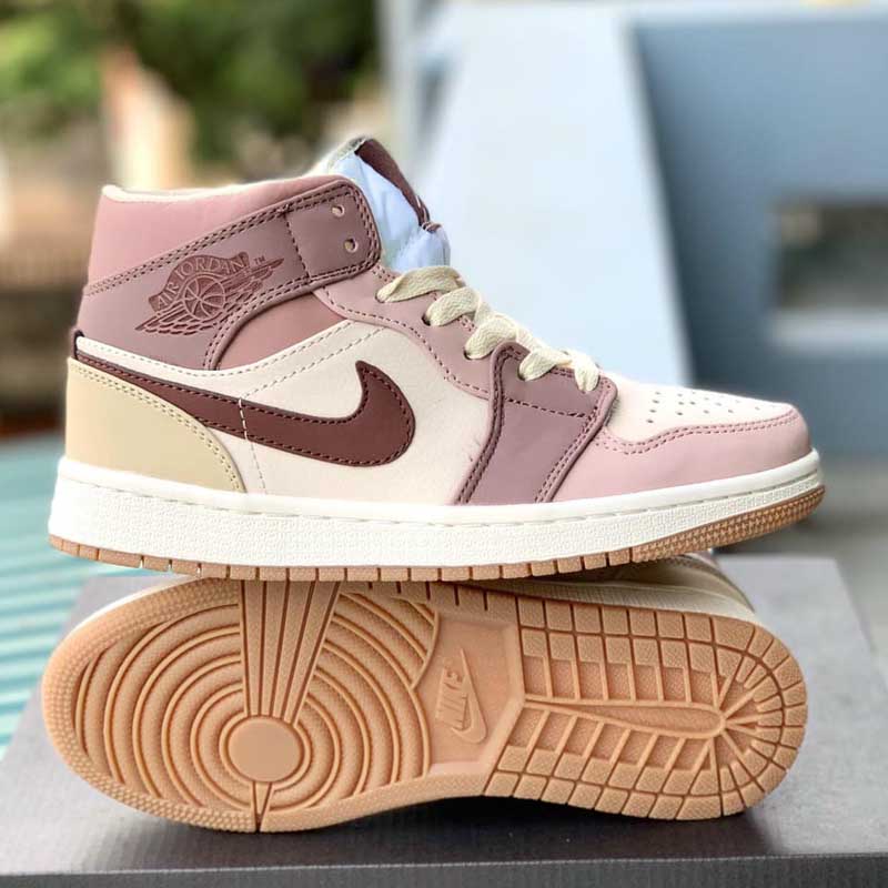 Air Jordan 1 Mid SE 'Dark Pony Smoky Mauve