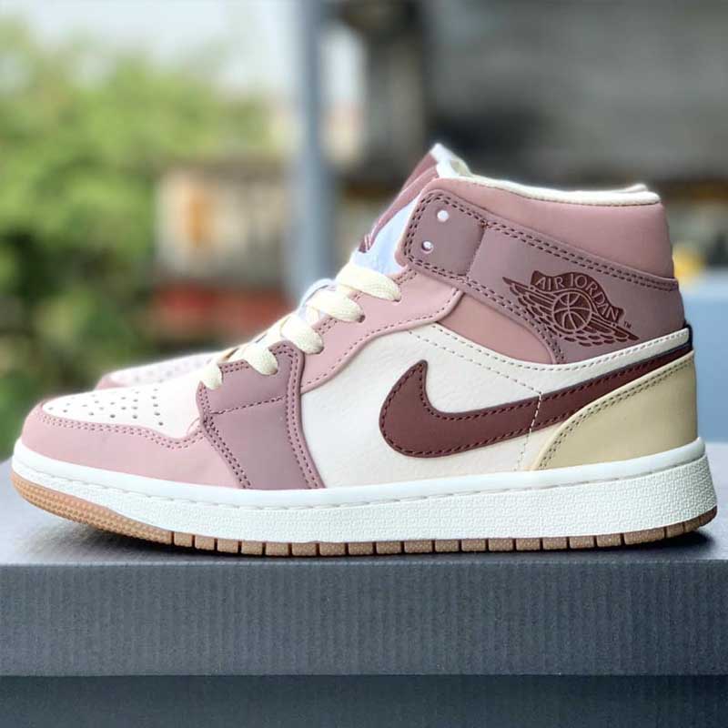 Air Jordan 1 Mid SE 'Dark Pony Smoky Mauve