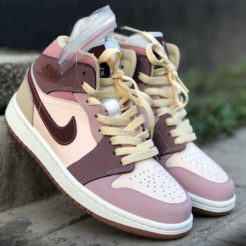 Air Jordan 1 Mid SE 'Dark Pony Smoky Mauve