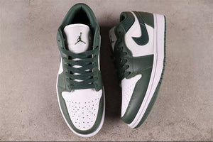 Air Jordan 1 Low White & Galactic Jade