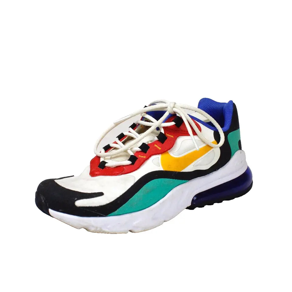 Nike Air Max 270 React Multicoloured Retro Style Bauhaus Trainers - UK 4